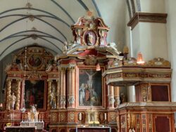 Innenraum einer Kirche in Höxter